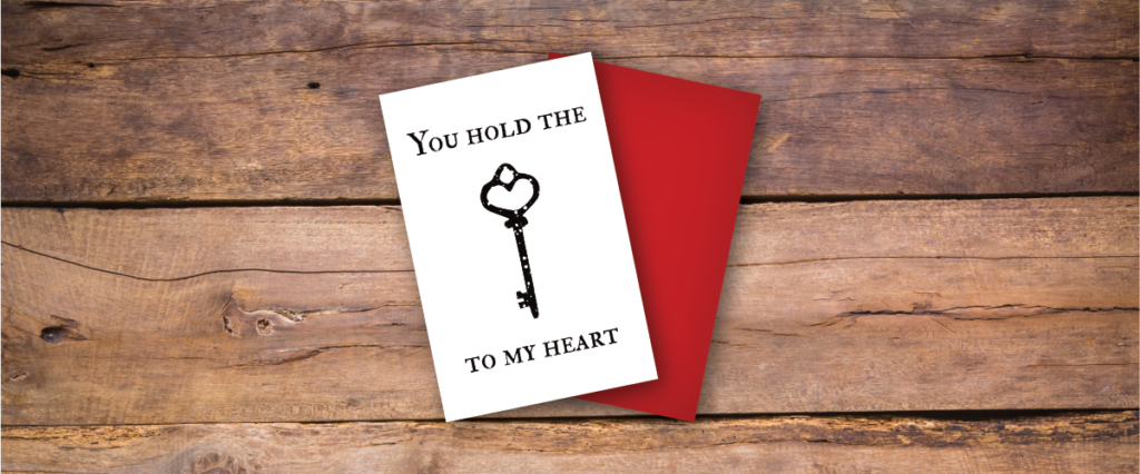 Key To My Heart Printable Card