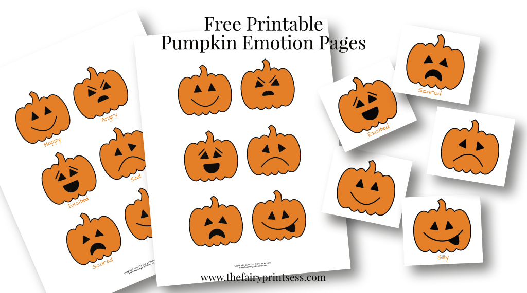 Free Printable Pumpkin Emotion Pages – Emotion Recognition Activities