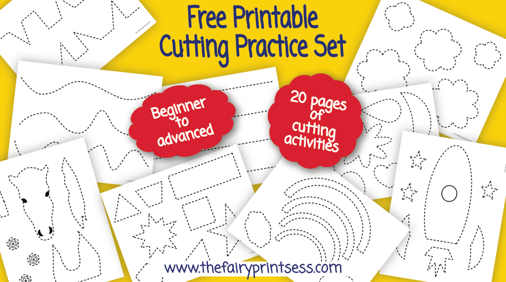 Cutting Practice Free Printable Plus How To Improve Scissor Skills