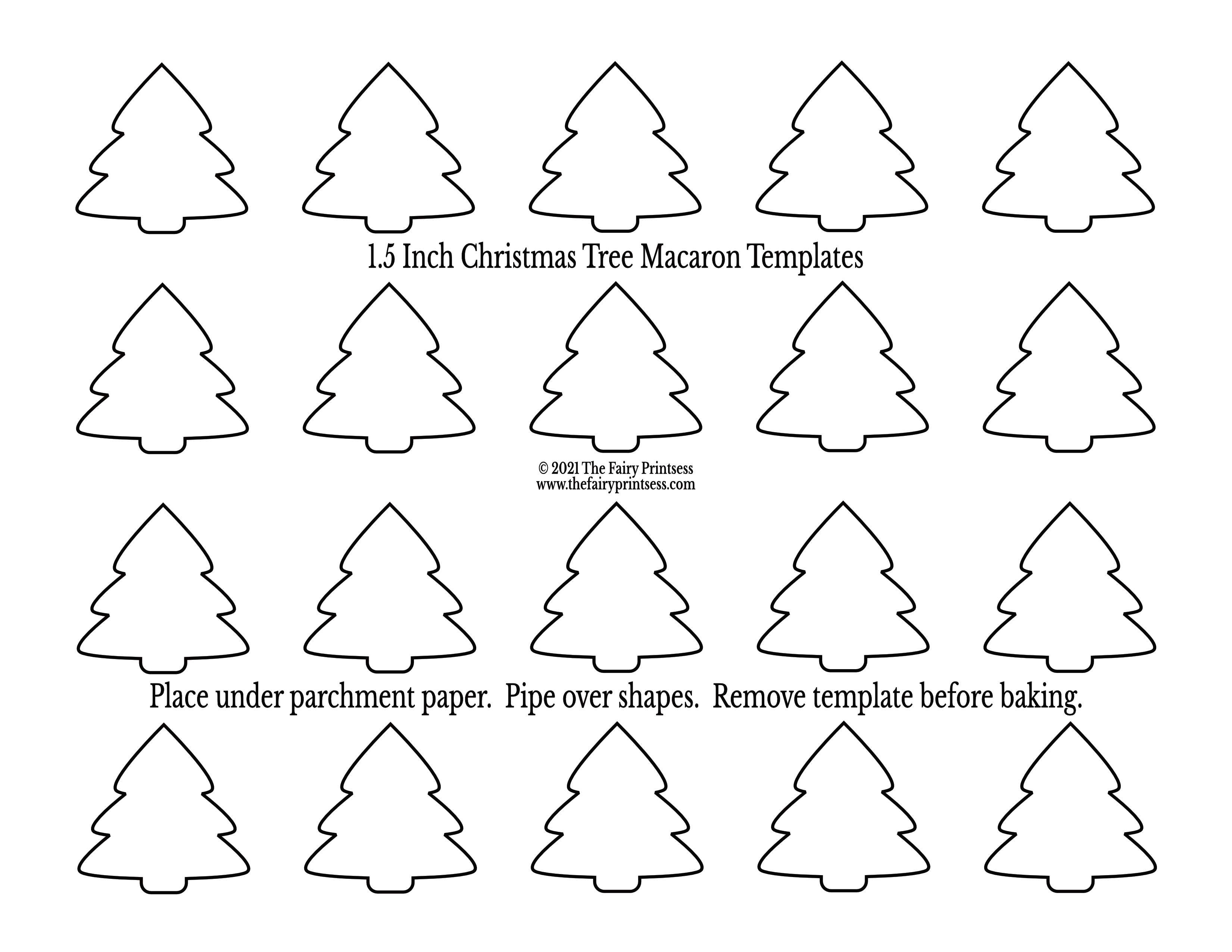 Christmas Macaron Templates Free Printables For Holiday Baking!