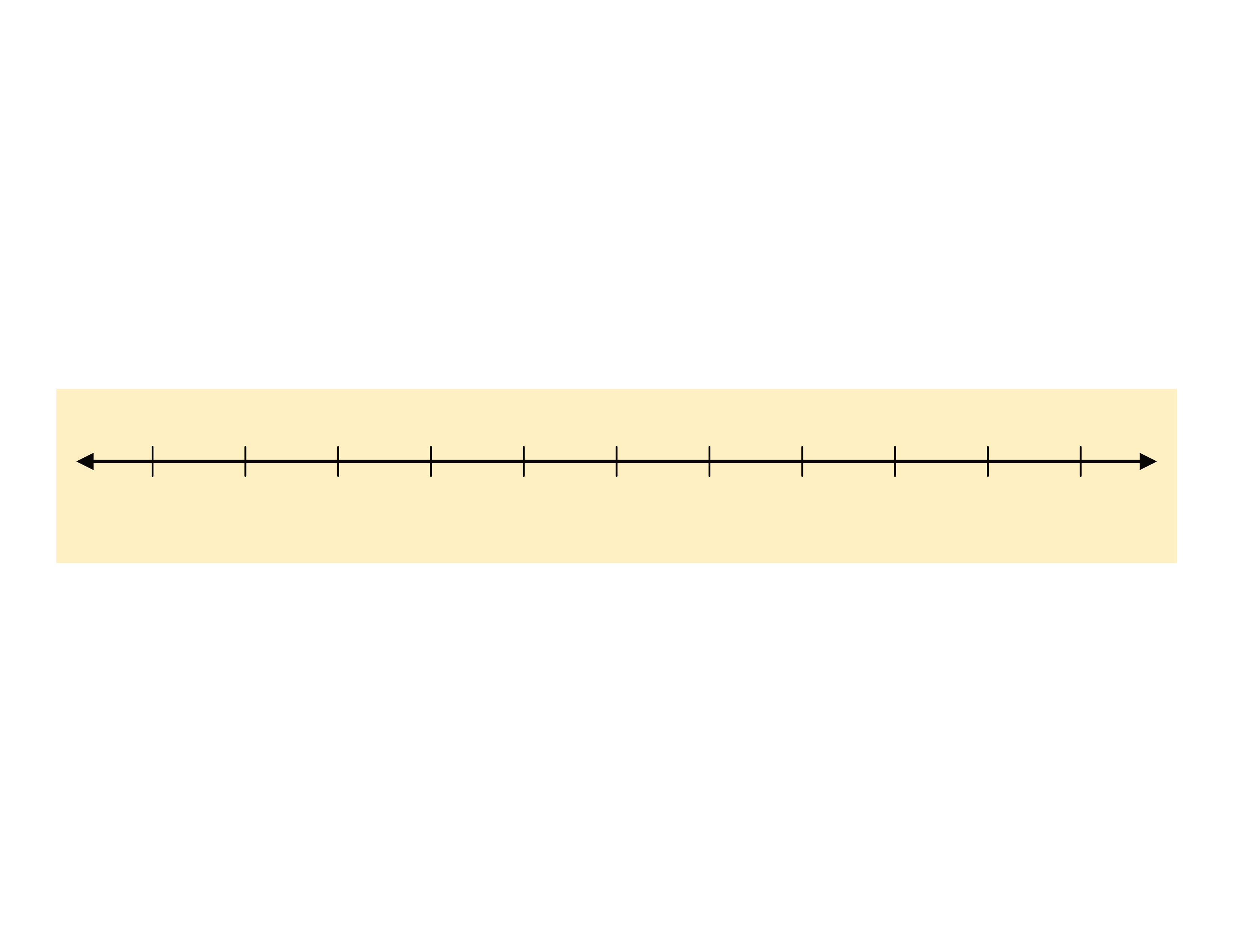 single yellow blank number line free printable 11 dashes